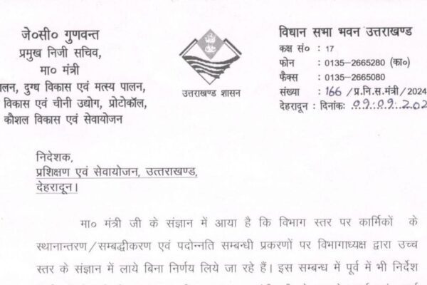 प्रशिक्षण एवं सेवायोजन विभाग में मनमाने ढंग से ट्रांसफर, प्रमोशन और अटैचमेंट प्रशिक्षण एवं सेवायोजन विभाग में मनमाने ढंग से ट्रांसफर, प्रमोशन और अटैचमेंट
