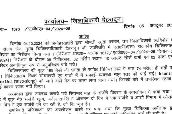 जिलाधिकारी संविन बंसल का बड़ा एक्शन