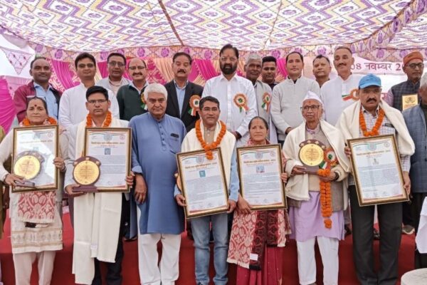 आनंद बल्लभ जोशी समेत पांच लोगों को बिहारी लाल स्मृति सर्वोदय सम्मान