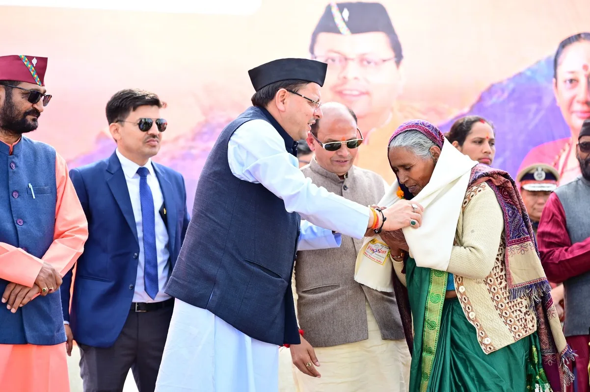 गैरसैंण में  सादगी से मनाया गया राज्य स्थापना दिवस