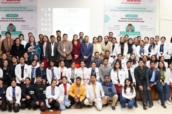 एसजीआरआरयू में फिजियोथैरेपी शोध की विभिन्न विधाओं पर मंथन