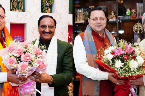 मुख्यमंत्री धामी ने पूर्व सीएम निशंक और तीरथ को दी होली की शुभकामनाएं