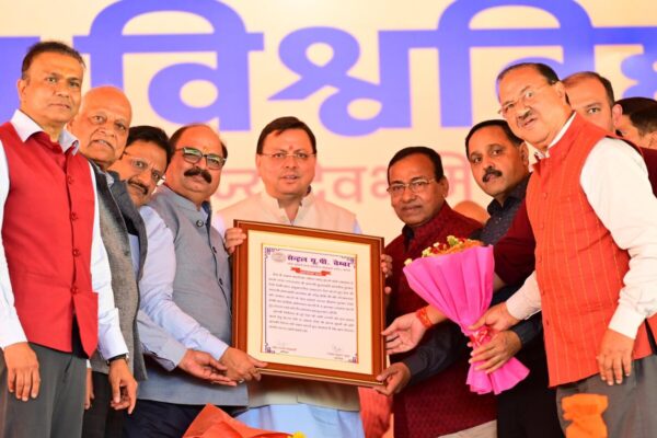 उत्तराखण्ड में सबसे पहले यूसीसी लागू करने पर बरेली के इन्वर्टिस विश्वविद्यालय ने मुख्यमंत्री धामी का किया अभिनंदन