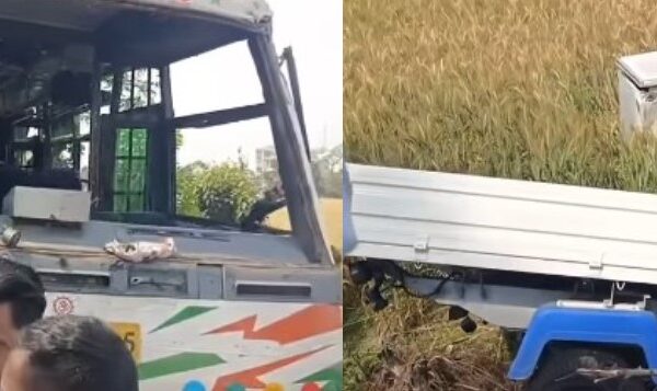 विकासनगर में भीषण सड़क हादस, बस और लोडर की टक्कर में दो लोगों की मौत, 14 घायल