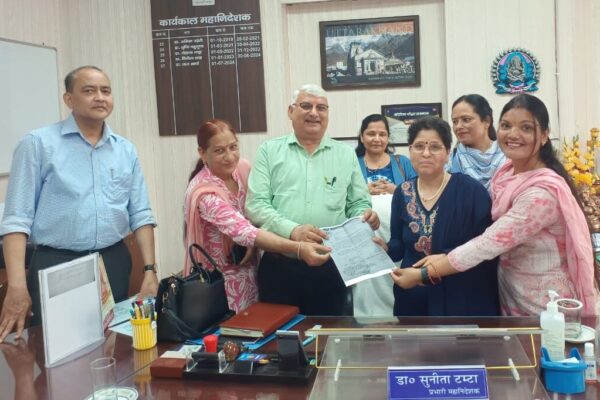 डीजी हैल्थ के सामने उठाई ANM के प्रमोशन और HRA की मांग