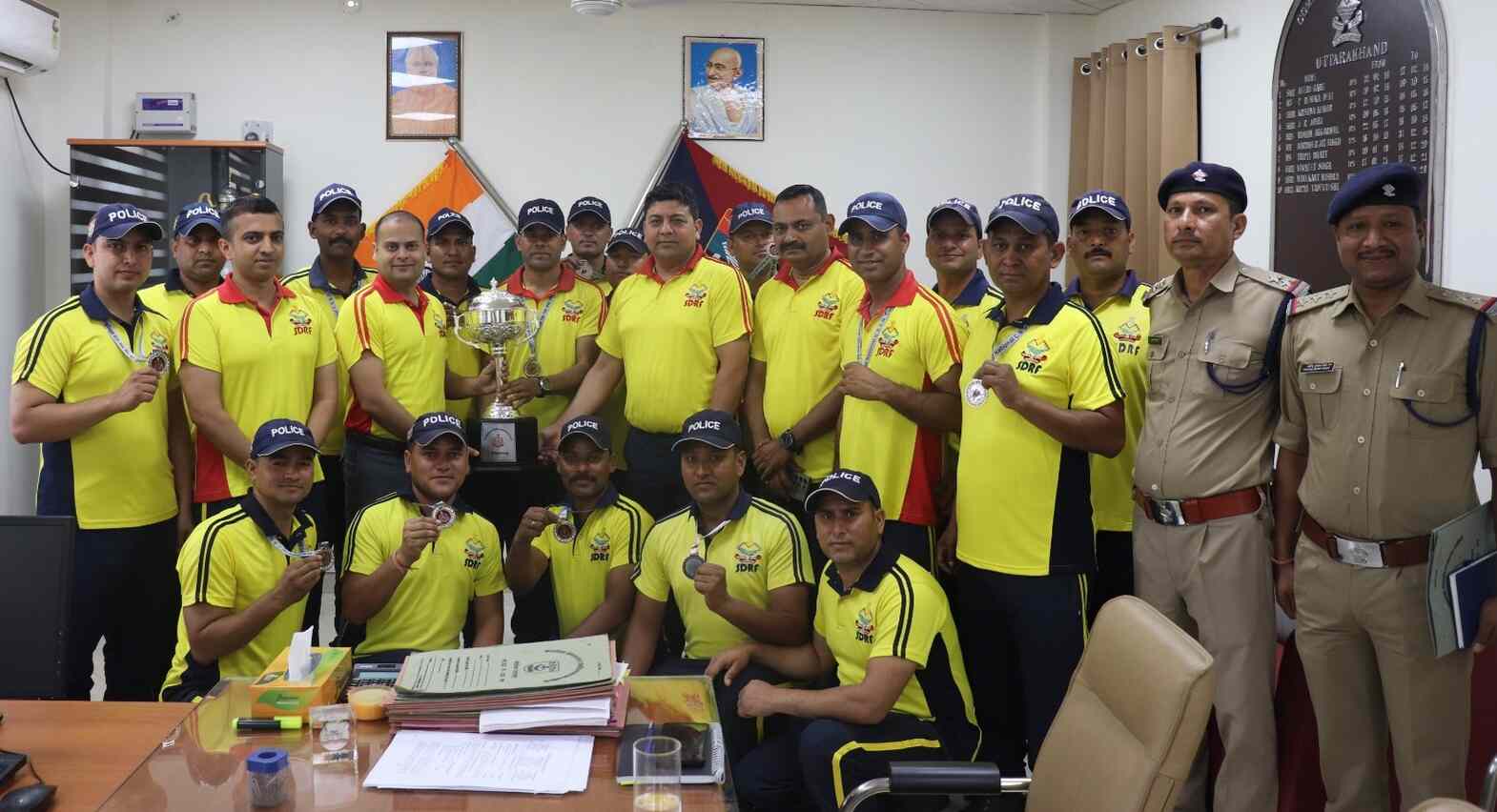 CSSR प्रतियोगिता में उत्तराखंड SDRF का शानदार प्रदर्शन