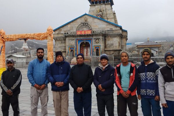 बीकेटीसी का 18 सदस्यीय अग्रिम दल श्री केदारनाथ धाम पहुंचा