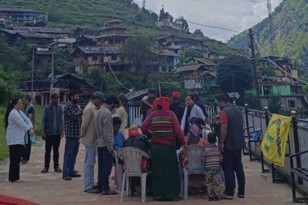 आपदाग्रस्त राना गांव में स्वास्थ्य शिविर में 118 मरीजों का उपचार