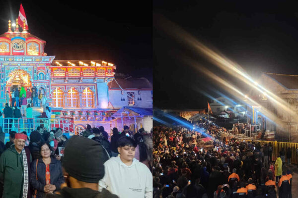 श्री बदरीनाथ और श्री केदारनाथ धाम में देर शाम मौसम ने ली करवट, बारिश से मौसम हुआ सर्द 