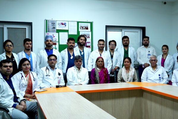 श्री महंत इन्दिरेश अस्पताल के काॅर्डियोलाॅजी टीम की बड़ी उपलब्धि