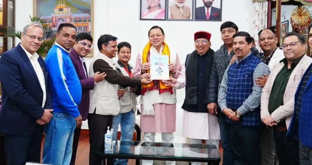 PRSI डेलीगेशन ने मुख्यमंत्री को देहरादून में प्रस्तावित राष्ट्रीय अधिवेशन के लिए दिया आमंत्रण