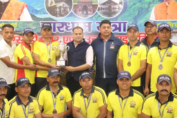 CBRN प्रतियोगिता में SDRF उत्तराखण्ड राष्ट्रीय स्तर पर द्वितीय स्थान पर रहा 