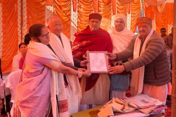 बदरीनाथ धाम के धर्माधिकारी आचार्य राधाकृष्ण थपलियाल सेवानिवृत्त