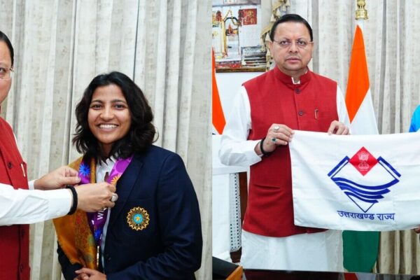 महिला विश्व कप विजेता क्रिकेटर स्नेह राणा और 16 वर्षीय एवरेस्टर सचिन कुमार ने की मुख्यमंत्री से मुलाकात