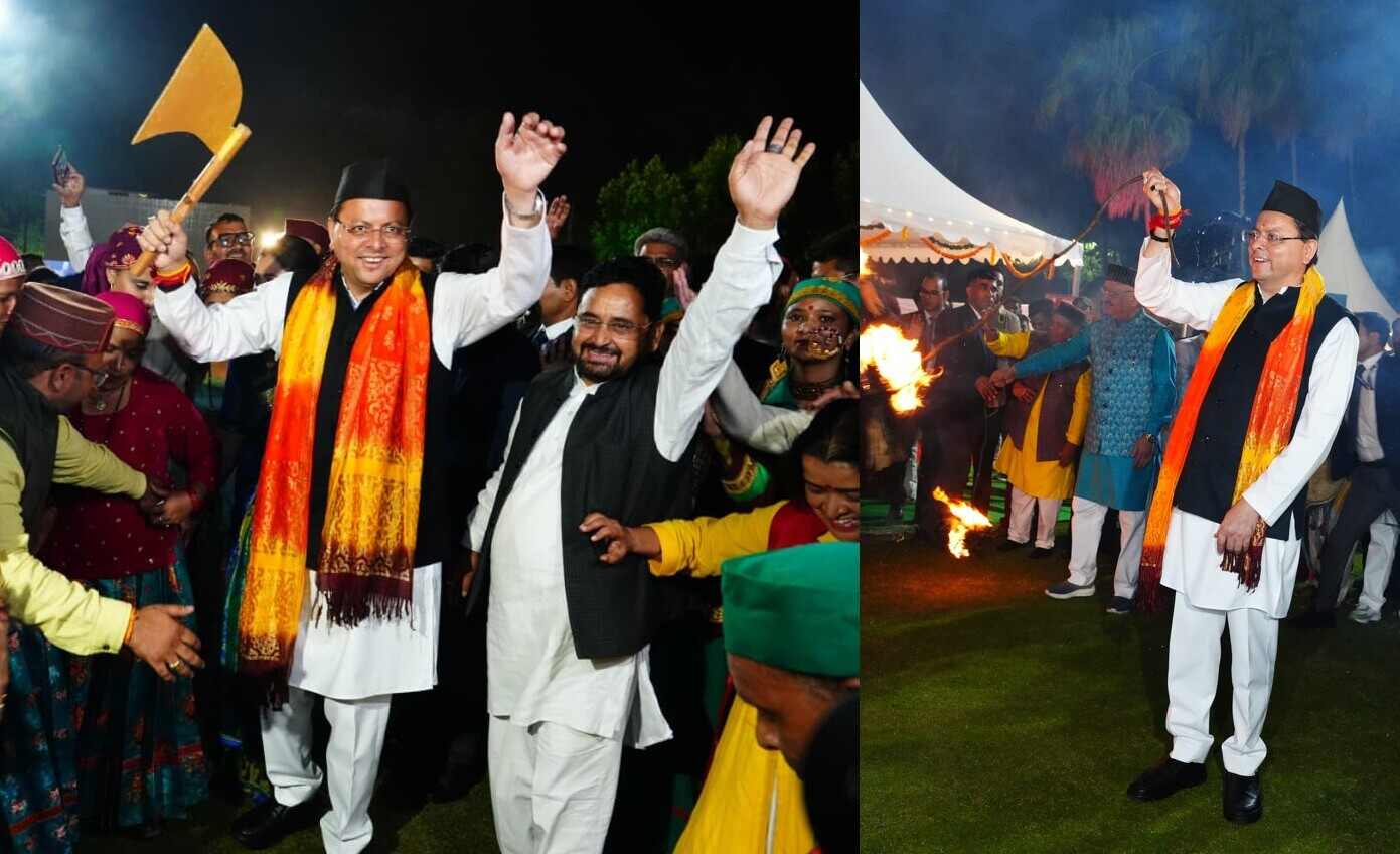 मुख्यमंत्री आवास में आस्था और हर्ष-उल्लास के साथ मनाया गया इगास पर्व