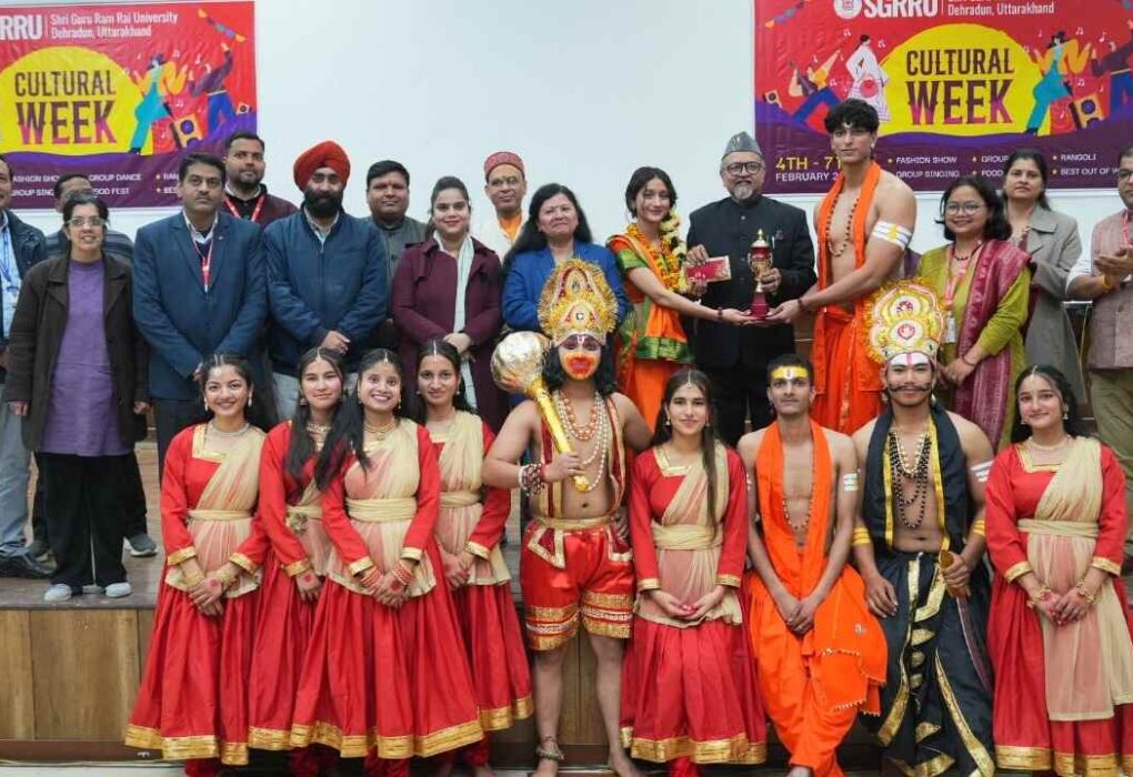श्री गुरु राम राय विश्वविद्यालय में सांस्कृतिक सप्ताह का रंगारंग प्रस्तुतियों के साथ भव्य समापन