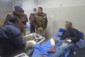 अर्जुन शर्मा हत्याकांड को अंजाम देने वाले दो बदमाश पुलिस मुठभेड़ में गिरफ्तार