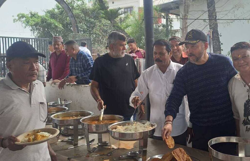 गोर्खा संघ चन्द्रबनी संसारी माता मंदिर में सत्यनारायण कथा और भंडारा