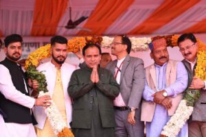 गढ़वाल विश्वविद्यालय में छात्रसंघ समारोह में शिक्षा मंत्री धन सिंह रावत ने की कई घोषणाएं