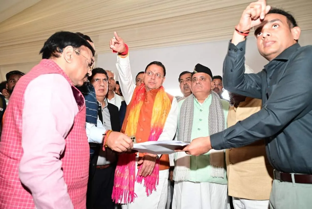 मुख्यमंत्री ने केन्द्रीय गृह अमित शाह के हरिद्वार में प्रस्तावित दौरे की तैयारियों का किया स्थलीय निरीक्षण