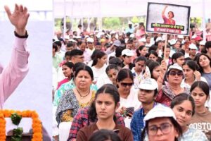 विपक्ष ने षड्यंत्र कर नारी शक्ति का अधिकार छिनने का काम कियाः धामी