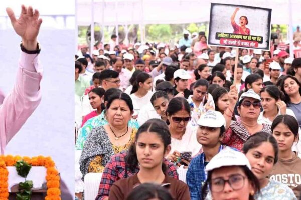 विपक्ष ने षड्यंत्र कर नारी शक्ति का अधिकार छिनने का काम कियाः धामी