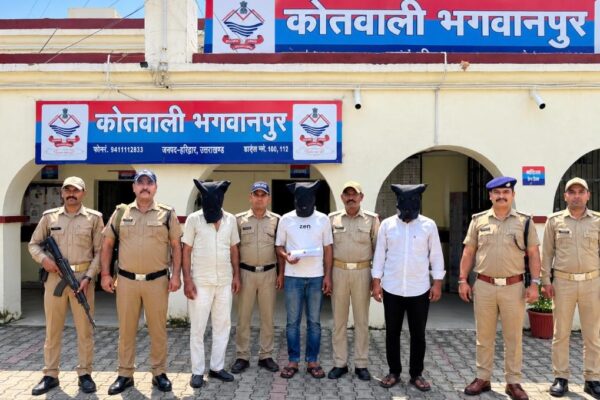 भगवानपुर कोतवाली पुलिस ने किया आदित्य उर्फ आदि राणा हत्याकांड का खुलासा, पिता और उसके दो बेटों समेत तीन आरोपी गिरफ्तार