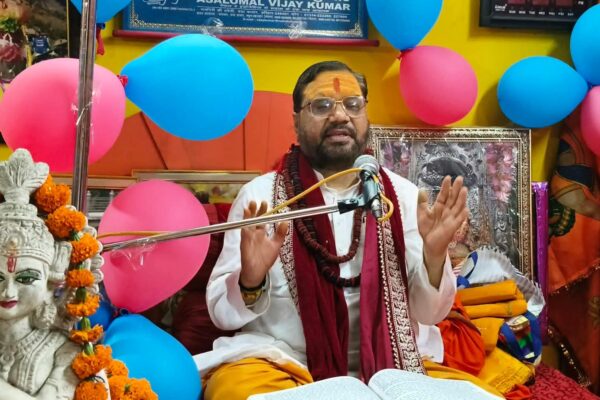 रुक्मिणी-श्रीकृष्ण विवाह का मनोहारी प्रसंग सुन श्रद्धालु हुए भाव-विभोर,भगवान श्रीकृष्ण की प्रत्येक लीला मानव कल्याण और धर्म की स्थापना का संदेश: आचार्य रमेश सेमवाल जी महाराज